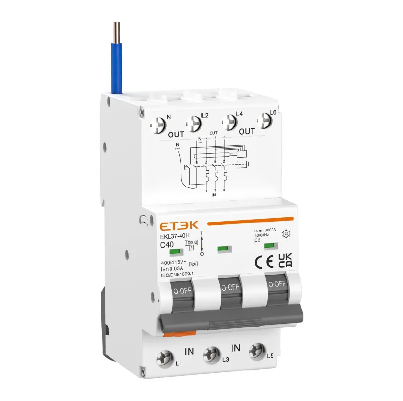 1 unit = Dual protection! The RCBO with bidirectional wiring fortifies the new safety line of power distribution