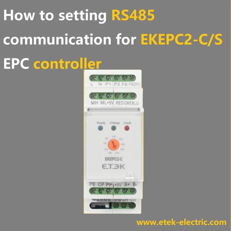 How to setting RS485 communication for EKEPC2-C/S EPC controller